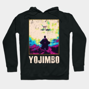 Swordplay Symphony Yojimbos Movie Tee Celebrating Akira Kurosawa's Samurai Masterpiece and Toshiro Mifune's Iconic Ronin Role Hoodie